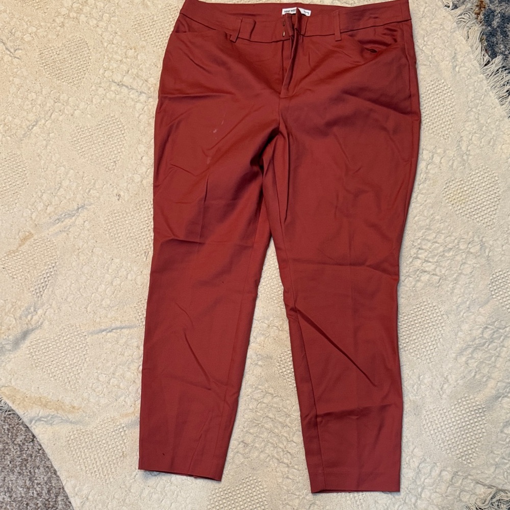 Nine West Terracotta Cropped Pants